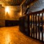A lower lever room of The Great Hall shows the renovation kept the original hard wood floor running track from the original YMCA. A lower lever room of The Great Hall shows the renovation kept the original hard wood floor running track from the original YMCA.
