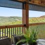 Exterior solar shades in patio. Exterior solar shades in patio.