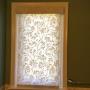 Beautiful printed roller shade- almost mesmerising as an art piece Beautiful printed roller shade- almost mesmerising as an art piece