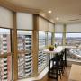 Light Filtering Motorized Roller Shades in the Living Area of a Richmond Hill Condo Light Filtering Motorized Roller Shades in the Living Area of a Richmond Hill Condo