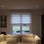 Dual Shades on a Family Room Window in a Unionville Home Dual Shades on a Family Room Window in a Unionville Home