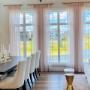 Add softness to your room with sheer panels! Add softness to your room with sheer panels!