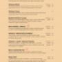 Menu Card 4 Menu Card 4