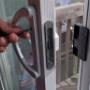 A glass patio door A glass patio door