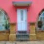A residential exterior door A residential exterior door