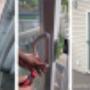 A sliding door handle A sliding door handle