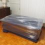 We wrap furniture in pads and shrink wrap to ensure their safe movement; in the home and on the truck. We wrap furniture in pads and shrink wrap to ensure their safe movement; in the home and on the truck.
