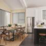 Bring your open floor plan together with flawlessly coordinated window treatments. This kitchen and dining area comes together with attractive Roller Shades and Sliding Panel Track Blinds for the patio door. #Budget BlindsNewWestminsterSurrey #PanelTrackBlinds #BlindedByBeauty#RollerShades #ShadesO Bring your open floor plan together with flawlessly coordinated window treatments. This kitchen and dining area comes together with attractive Roller Shades and Sliding Panel Track Blinds for the patio door. #Budget BlindsNewWestminsterSurrey #PanelTrackBlinds #BlindedByBeauty#RollerShades #ShadesO