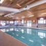 Indoor heated pool with hot tub Indoor heated pool with hot tub