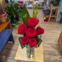 Bouquet de 6 roses contemporain Bouquet de 6 roses contemporain