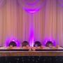 Pink lighting Head Table Pink lighting Head Table