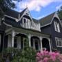 Complete repaint. Board and batten siding, shutters, trim, windows, railings, decorative facia, etc. Clarksburg, ON Complete repaint. Board and batten siding, shutters, trim, windows, railings, decorative facia, etc. Clarksburg, ON