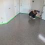 a beautiful and durable elite crete flake floor , high slip resistant even wet a beautiful and durable elite crete flake floor , high slip resistant even wet