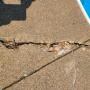 Some bad cracks in this old pool area , we made it look better than new. Some bad cracks in this old pool area , we made it look better than new.