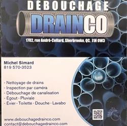 Débouchage Drainco Inc