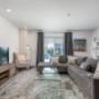 Le Saint-Laurent Apartments featuring a large living room located at 8035 Boulevard du Saint Laurent. Le Saint-Laurent Apartments featuring a large living room located at 8035 Boulevard du Saint Laurent.
