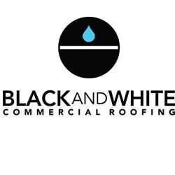 Black and White Commercial Roofing