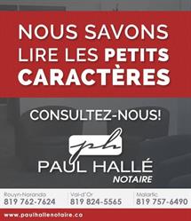 Paul Hallé, Notaire