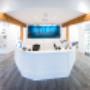 Panorama showing Willow Medical Aesthetics reception area Panorama showing Willow Medical Aesthetics reception area