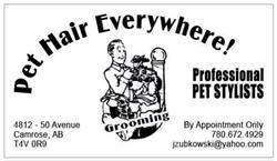 Pet Hair Everywhere Dog Grooming