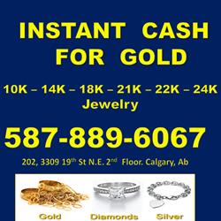 Instant cash for gold