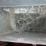 Dirty ducts before our professional cleaning service. Dirty ducts before our professional cleaning service.