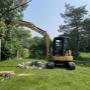 Cedar post installation for agricultural fencing.
Seen in a residential backyard setting. Cedar post installation for agricultural fencing.
Seen in a residential backyard setting.