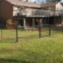 4ft High residential grade, black chain link fencing with 4ft wide gate. 4ft High residential grade, black chain link fencing with 4ft wide gate.