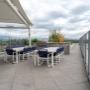 Rooftop terrace at The Duke in Vancouver, BC Rooftop terrace at The Duke in Vancouver, BC