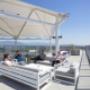 Rooftop terrace at The Duke in Vancouver, BC Rooftop terrace at The Duke in Vancouver, BC