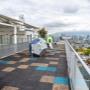 Rooftop playground at the The Duke in Vancouver, BC Rooftop playground at the The Duke in Vancouver, BC