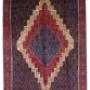 Semi-Antique Persian Senneh Carpet, in Medallion design. Semi-Antique Persian Senneh Carpet, in Medallion design.