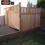 CV Cedar Premium Valley Top Cedar Fence Panels. CV Cedar Premium Valley Top Cedar Fence Panels.