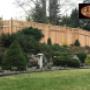 CV Cedar Premium Valley Top Fence Panel Installation CV Cedar Premium Valley Top Fence Panel Installation