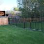CV Cedar installed these Ornamental Steel fence panels and gate, as well as the CV Cedar Premium Solid Cedar Panels CV Cedar installed these Ornamental Steel fence panels and gate, as well as the CV Cedar Premium Solid Cedar Panels