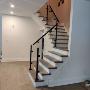 12mm glass panels and powder coated black handrail, posts, and accessories 12mm glass panels and powder coated black handrail, posts, and accessories