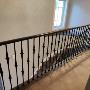 New stairs with wrought iron pickets
Pickets : Single and double spoon design New stairs with wrought iron pickets
Pickets : Single and double spoon design
