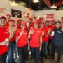 Employees pose for a photograph inside the dining room ahead of the reopening of the Five Guys restaurant at 2531 Quance Street in Regina. Employees pose for a photograph inside the dining room ahead of the reopening of the Five Guys restaurant at 2531 Quance Street in Regina.