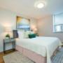 Spacious bedroom with closet. Spacious bedroom with closet.