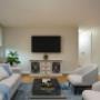 Spacious living room with hardwood flooring at The Parkwood in Belleville, ON Spacious living room with hardwood flooring at The Parkwood in Belleville, ON