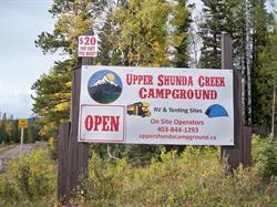Upper Shunda Creek Campground