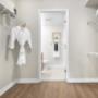 Walk-in closet at Tennyson Apartments in Edmonton, AB Walk-in closet at Tennyson Apartments in Edmonton, AB