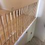 Installation d'escalier et de rampe en érable Installation d'escalier et de rampe en érable