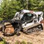 Bobcat T770 with root grapple attachment Bobcat T770 with root grapple attachment