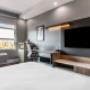 Guest room with flat-screen television Guest room with flat-screen television