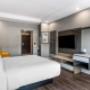 Guest room with flat-screen television Guest room with flat-screen television