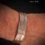 Bracelet manchette en cuivre et en laiton Bracelet manchette en cuivre et en laiton