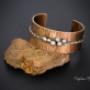 Bracelet manchette en laiton et en argent sterling Bracelet manchette en laiton et en argent sterling