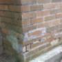 ration of chimney masonry and brick from water penetration before repointing ration of chimney masonry and brick from water penetration before repointing