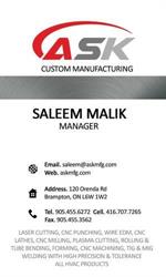 ASk Custom Manufacturing
